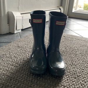 Matte gray Hunter boots